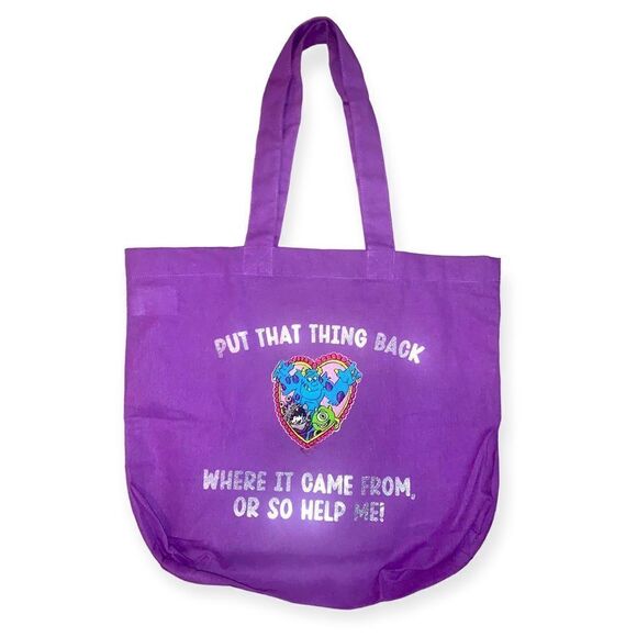 Monsters Inc embroidered tote - Picture 1 of 3